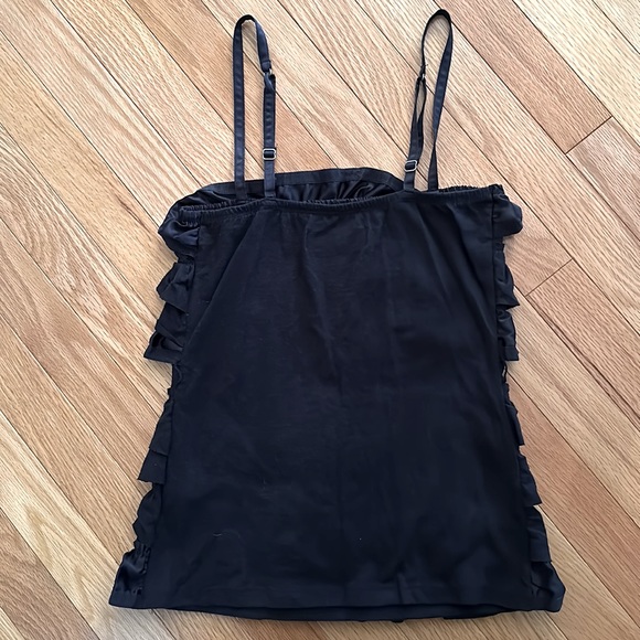 A&F Navy Ruffle Tank - Picture 2 of 6